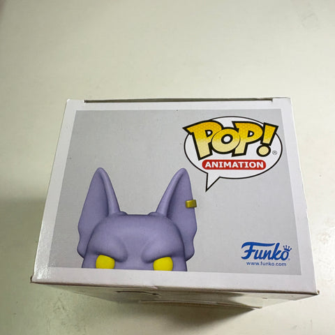 BOX FLAWS VIEW PHOTOS Beerus EATING NOODLES - Dragon Ball Z Funko Pop 1110 Vinyl Figure (11.4 Cm L × 8.9 Cm W × 15.9 Cm H)