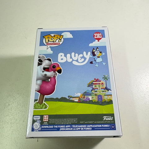 Muffin Flamingo Queen - Bluey Funko Pop 2383 Vinyl Figure EXCLUSIVE (11.4 Cm L × 8.9 Cm W × 15.9 Cm H)
