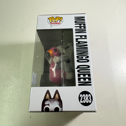 Muffin Flamingo Queen - Bluey Funko Pop 2383 Vinyl Figure EXCLUSIVE (11.4 Cm L × 8.9 Cm W × 15.9 Cm H)