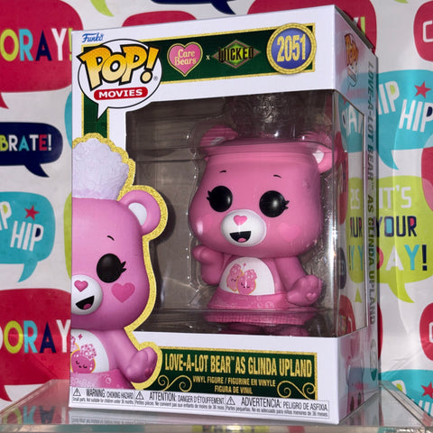 Love-a-lot Bear as Glinda Upland- Care Bears x Wicked Funko Pop 2051 Vinyl Figure (11.4 Cm L × 8.9 Cm W × 15.9 Cm H)