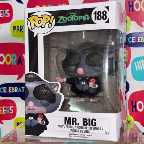 BOX FLAWS VIEW PHOTOS Mr. Big - Zootopia Disney Funko Pop 188 Vinyl Figures