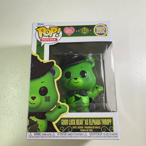 Good Luck Bear as Elphaba Thropp- Care Bears x Wicked Funko Pop 2052 Vinyl Figure (11.4 Cm L × 8.9 Cm W × 15.9 Cm H)