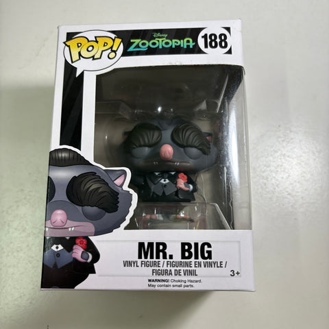 BOX FLAWS VIEW PHOTOS Mr. Big - Zootopia Disney Funko Pop 188 Vinyl Figures
