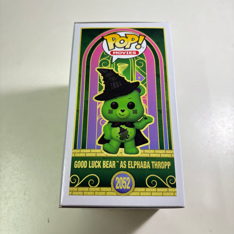 Good Luck Bear as Elphaba Thropp- Care Bears x Wicked Funko Pop 2052 Vinyl Figure (11.4 Cm L × 8.9 Cm W × 15.9 Cm H)