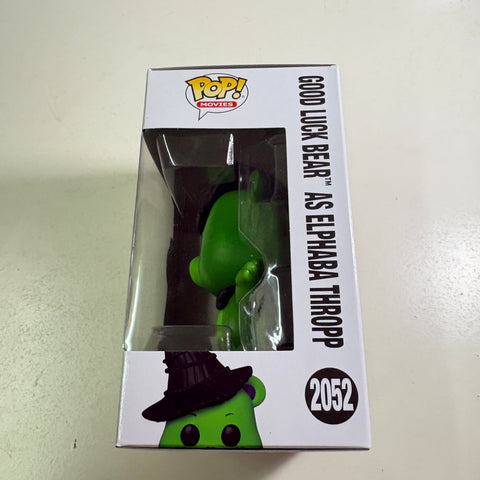 Good Luck Bear as Elphaba Thropp- Care Bears x Wicked Funko Pop 2052 Vinyl Figure (11.4 Cm L × 8.9 Cm W × 15.9 Cm H)