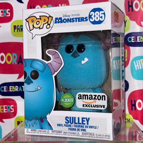 Sulley FLOCKED - Monsters Inc Disney Funko Pop 385 Vinyl Figure Exclusive