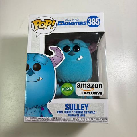 Sulley FLOCKED - Monsters Inc Disney Funko Pop 385 Vinyl Figure Exclusive
