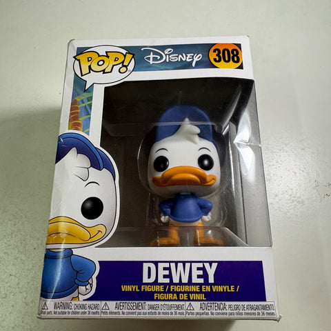 BOX FLAWS VIEW PHOTOS Dewey - Ducktales Disney Funko Pop 308 Vinyl Figure (11.4 Cm L × 8.9 Cm W × 15.9 Cm H)