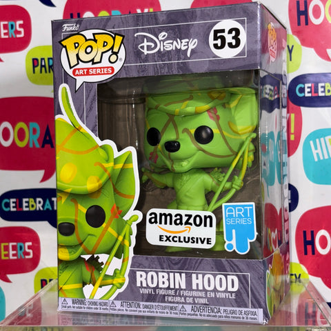 BOX FLAWS VIEW PHOTOS Robin Hood (Artist Series) - Robinhood Disney Funko Pop 53 Vinyl Figure Exclusive