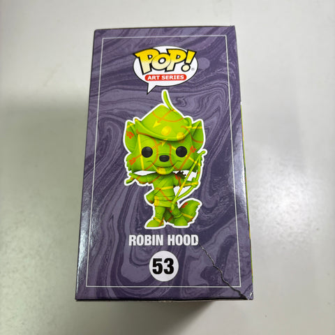 BOX FLAWS VIEW PHOTOS Robin Hood (Artist Series) - Robinhood Disney Funko Pop 53 Vinyl Figure Exclusive