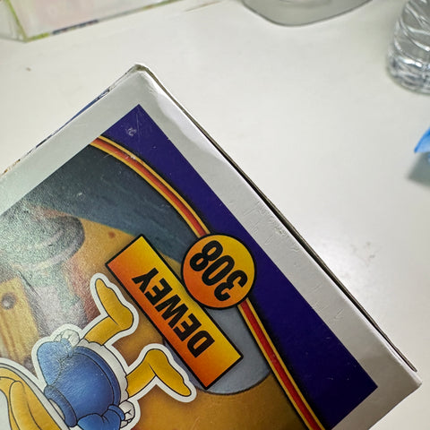 BOX FLAWS VIEW PHOTOS Dewey - Ducktales Disney Funko Pop 308 Vinyl Figure (11.4 Cm L × 8.9 Cm W × 15.9 Cm H)