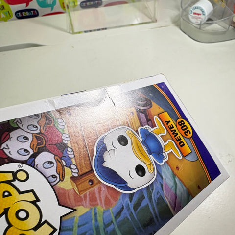 BOX FLAWS VIEW PHOTOS Dewey - Ducktales Disney Funko Pop 308 Vinyl Figure (11.4 Cm L × 8.9 Cm W × 15.9 Cm H)