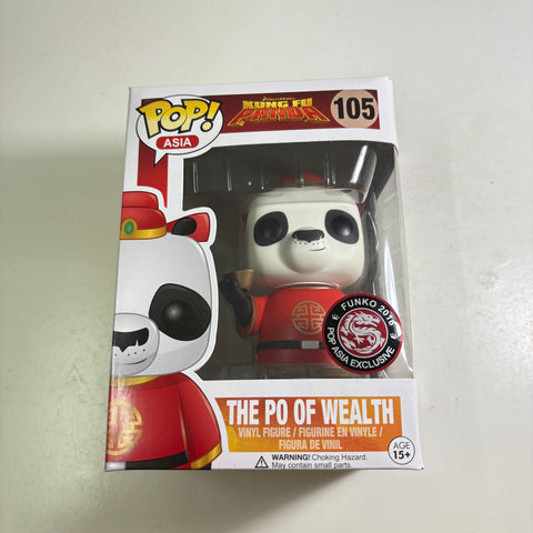 The Po of Wealth - Kung Fu Panda Funko Pop 105 Vinyl Figure (11.4 Cm L × 8.9 Cm W × 15.9 Cm H)