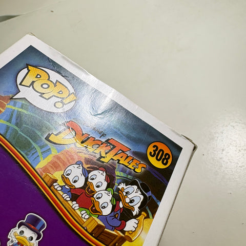 BOX FLAWS VIEW PHOTOS Dewey - Ducktales Disney Funko Pop 308 Vinyl Figure (11.4 Cm L × 8.9 Cm W × 15.9 Cm H)