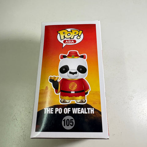The Po of Wealth - Kung Fu Panda Funko Pop 105 Vinyl Figure (11.4 Cm L × 8.9 Cm W × 15.9 Cm H)
