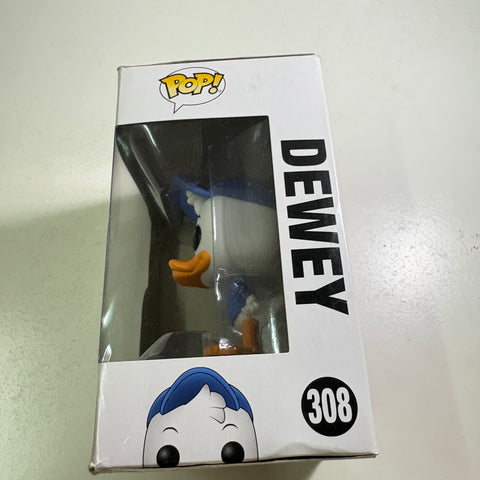 BOX FLAWS VIEW PHOTOS Dewey - Ducktales Disney Funko Pop 308 Vinyl Figure (11.4 Cm L × 8.9 Cm W × 15.9 Cm H)