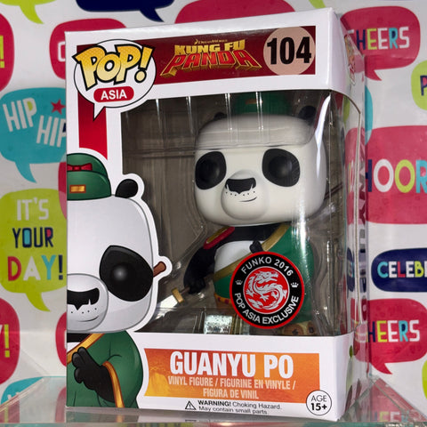 Guanyu Po - Kung Fu Panda Funko Pop 104 Vinyl Figure (11.4 Cm L × 8.9 Cm W × 15.9 Cm H)
