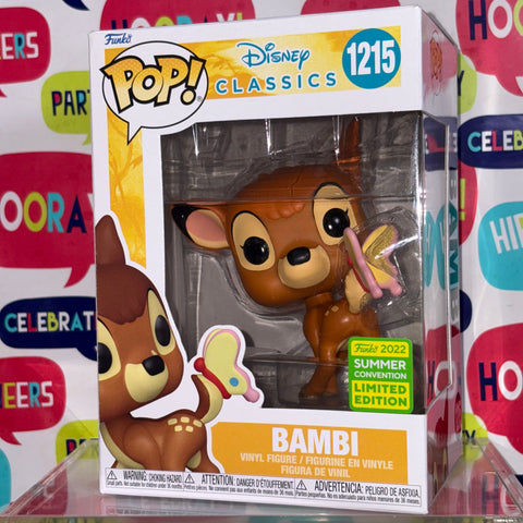 STICKER RESIDUE Bambi - Disney Funko Pop 1215 Vinyl Figure Summer Convention Exclusive