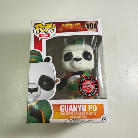 Guanyu Po - Kung Fu Panda Funko Pop 104 Vinyl Figure (11.4 Cm L × 8.9 Cm W × 15.9 Cm H)