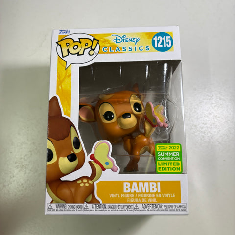 STICKER RESIDUE Bambi - Disney Funko Pop 1215 Vinyl Figure Summer Convention Exclusive