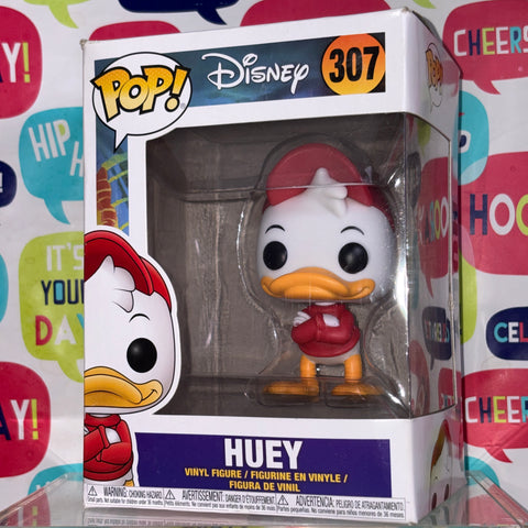 BOX FLAWS VIEW PHOTOS Huey - Ducktales Disney Funko Pop 307 Vinyl Figure (11.4 Cm L × 8.9 Cm W × 15.9 Cm H)