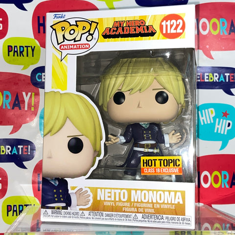 My Hero Academia - Neito Monoma Funko Pop 1122 Hot Topic Class 1B