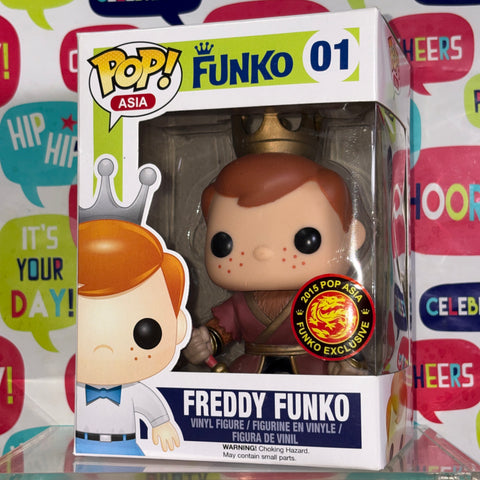 Freddy Funko as WuKong - Funko Pop 01 Vinyl Figure (11.4 Cm L × 8.9 Cm W × 15.9 Cm H)