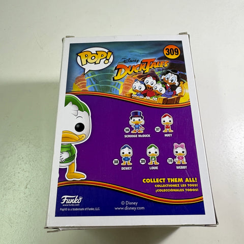 BOX FLAWS VIEW PHOTOS Louie - Ducktales Disney Funko Pop 309 Vinyl Figure (11.4 Cm L × 8.9 Cm W × 15.9 Cm H)