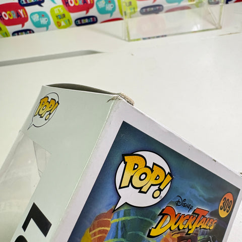 BOX FLAWS VIEW PHOTOS Louie - Ducktales Disney Funko Pop 309 Vinyl Figure (11.4 Cm L × 8.9 Cm W × 15.9 Cm H)