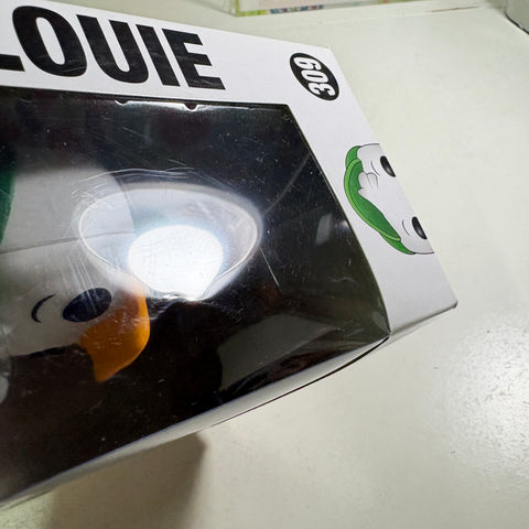 BOX FLAWS VIEW PHOTOS Louie - Ducktales Disney Funko Pop 309 Vinyl Figure (11.4 Cm L × 8.9 Cm W × 15.9 Cm H)