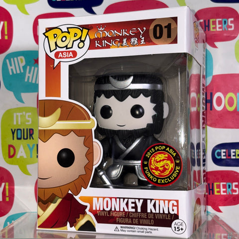 Monkey King Black White - Funko Pop Vinyl Figure (11.4 Cm L × 8.9 Cm W × 15.9 Cm H)