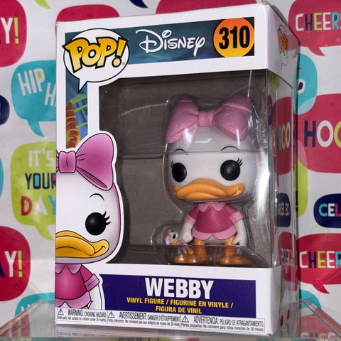 BOX FLAWS VIEW PHOTOS Webby - Ducktales Disney Funko Pop 310 Vinyl Figure (11.4 Cm L × 8.9 Cm W × 15.9 Cm H)