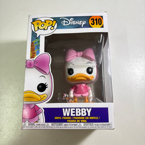 BOX FLAWS VIEW PHOTOS Webby - Ducktales Disney Funko Pop 310 Vinyl Figure (11.4 Cm L × 8.9 Cm W × 15.9 Cm H)