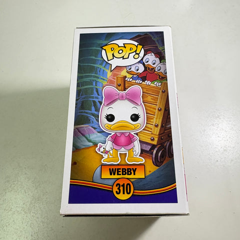 BOX FLAWS VIEW PHOTOS Webby - Ducktales Disney Funko Pop 310 Vinyl Figure (11.4 Cm L × 8.9 Cm W × 15.9 Cm H)