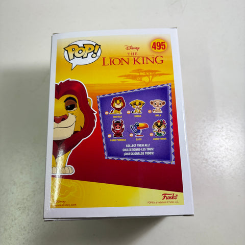Mufasa - Lion King Disney Funko Pop 495 Vinyl Figure Exclusive