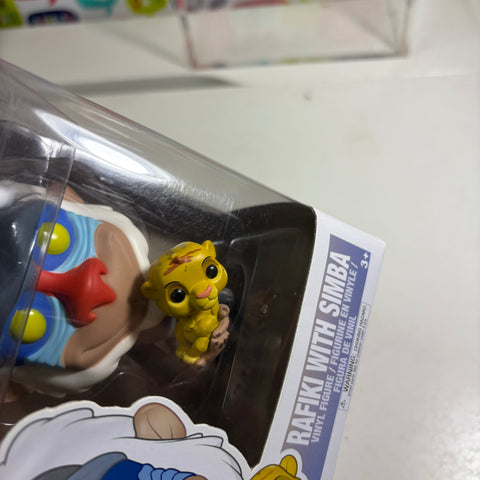 BOX FLAWS VIEW PHOTOS Rafiki with Simba - Lion King Disney Funko Pop 301 Vinyl Figure