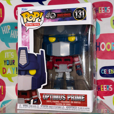 Optimus Prime - Transformers Funko Pop 131 Vinyl Figure (11.4 Cm L × 8.9 Cm W × 15.9 Cm H)