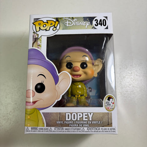 STICKER RESIDUE Dopey - Snow White Disney Funko Pop 340 Vinyl Figure
