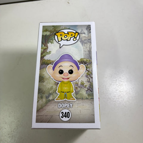 STICKER RESIDUE Dopey - Snow White Disney Funko Pop 340 Vinyl Figure