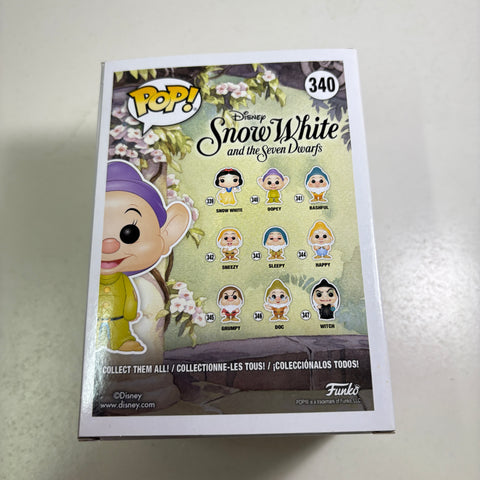 STICKER RESIDUE Dopey - Snow White Disney Funko Pop 340 Vinyl Figure