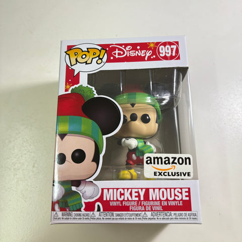 Mickey Mouse Christmas - Disney Funko Pop 997 Vinyl Figure (11.4 Cm L × 8.9 Cm W × 15.9 Cm H)