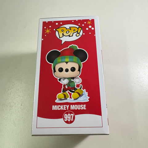 Mickey Mouse Christmas - Disney Funko Pop 997 Vinyl Figure (11.4 Cm L × 8.9 Cm W × 15.9 Cm H)