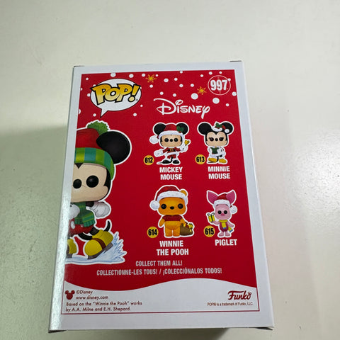 Mickey Mouse Christmas - Disney Funko Pop 997 Vinyl Figure (11.4 Cm L × 8.9 Cm W × 15.9 Cm H)
