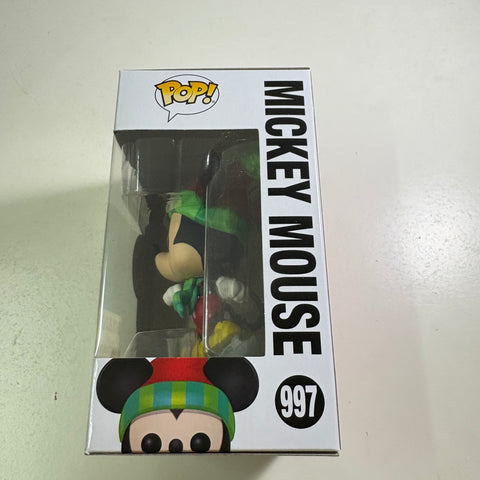 Mickey Mouse Christmas - Disney Funko Pop 997 Vinyl Figure (11.4 Cm L × 8.9 Cm W × 15.9 Cm H)