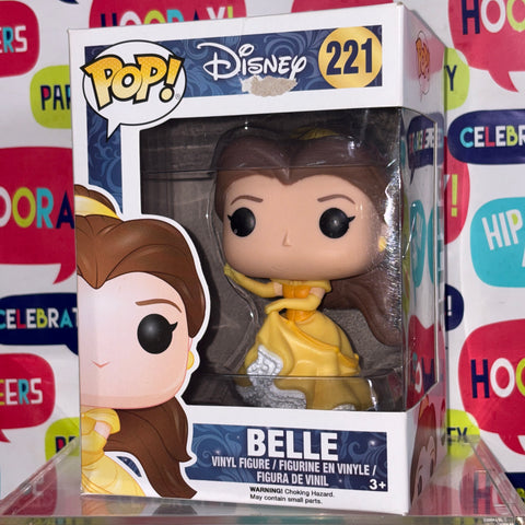 SEVERE BOX DAMAGE Belle - Beauty and the Beast Disney Funko Pop 221 Vinyl Figure
