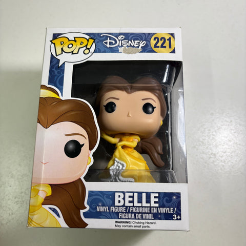 SEVERE BOX DAMAGE Belle - Beauty and the Beast Disney Funko Pop 221 Vinyl Figure