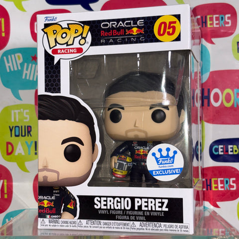 Sergio Perez EXCLUSIVE - Funko Pop RACING 05 Vinyl Figure (11.4 Cm L × 8.9 Cm W × 15.9 Cm H)