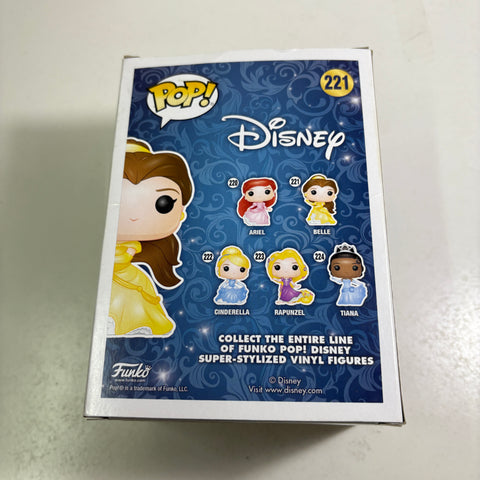 SEVERE BOX DAMAGE Belle - Beauty and the Beast Disney Funko Pop 221 Vinyl Figure
