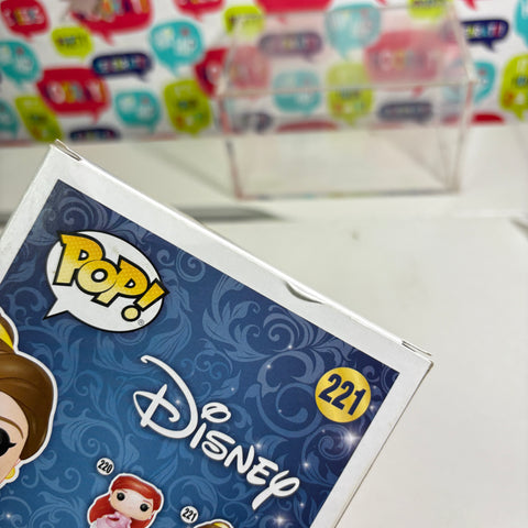 SEVERE BOX DAMAGE Belle - Beauty and the Beast Disney Funko Pop 221 Vinyl Figure