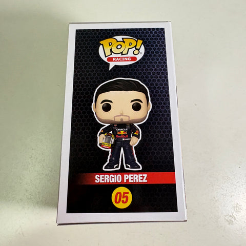 Sergio Perez EXCLUSIVE - Funko Pop RACING 05 Vinyl Figure (11.4 Cm L × 8.9 Cm W × 15.9 Cm H)